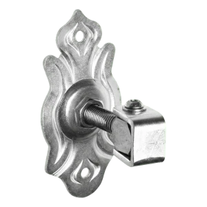 PSG regelbaar scharnier voor poort met decoratief schild M16 155×80 mm gegalvaniseerd