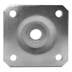 PSG Montageplaat 80×80×3 mm voor verstelbaar scharnier M16 – verzinkt