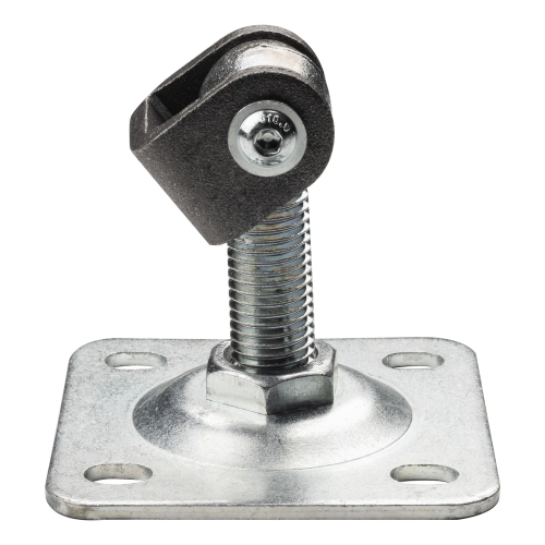 PSG regelbare poortheng M20 met schild 100×100 mm gegalvaniseerd – zwart oor 001-373 (2)