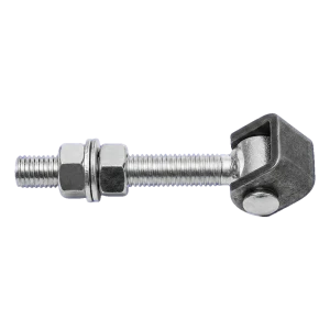 Verstelbaar poortscharnier M20 lang gegalvaniseerd – 180 mm