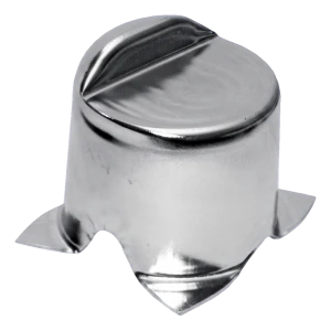 Stalen deurstopper voor vleugelpoorten ø90/H90 mm