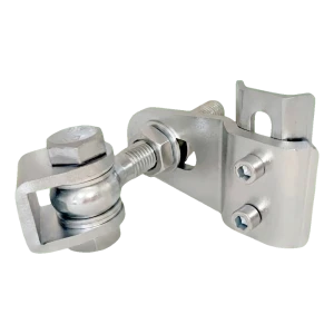 Verstelbaar poortcharnier M16 met kogellager – gegalvaniseerd