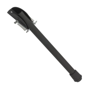 Stalen deurblokkeervoet 165 mm zwart – veerstoper MALA