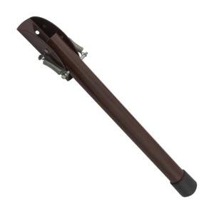 Verende deurklem 320 mm brons – deurstop voor deuren en hekken