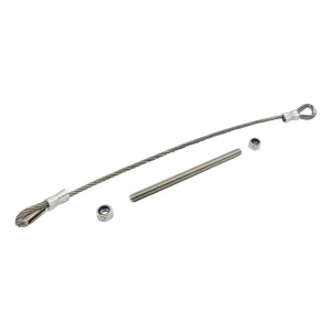 PSG veiligheidskabel van roestvrij staal voor vleugelpoort 500 mm ø6