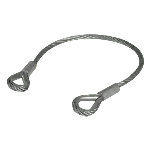 Comunello veiligheidskabel voor hekpoort staal gegalvaniseerd 500 mm