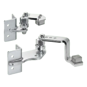 Comunello set poortscharnieren voor lassen op paal 50×50 mm – rechts, voor stijgende hellingen