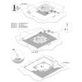Montageplaat voor dakbedekking 375x375mm CWL PV-27-02 (6)