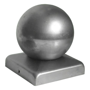 Stalenomheining afdekking 70×70 mm met bol fi 70 – gegalvaniseerd