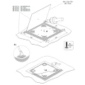 Montageplaat voor dakbedekking 375x375mm CWL PV-27-02 (7)