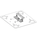 Montageplaat voor dakbedekking 375x375mm CWL PV-27-02 (8)