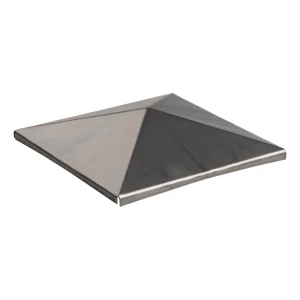 Postal – stalen envelop kapje voor hekpaal 150×150 mm