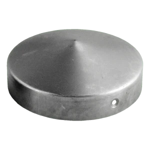 Stalen ronde kap voor hekpaal Fi 48 mm (1,5")