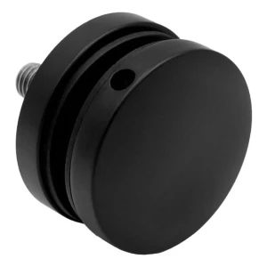 Puntkoppeling voor glas 8-17,52 mm Ø 50/8/M10x50 AISI 304 vlak systeem zwart