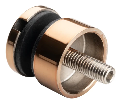 Puntbevestiging voor glas 6-12 mm fi 30/13/M8x40 AISI 304 vlak systeem koper 000-481 (2)
