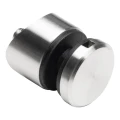 Puntvormige glashouder voor glas 6-12mm Ø 30/13/M8x40 AISI304 systeem 42,4 satijn 000-521 (1)