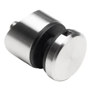 Puntvormige glashouder voor glas 6-12mm Ø 30/13/M8x40 AISI304 systeem 42,4 satijn
