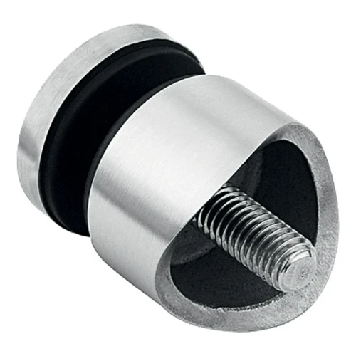 Puntvormige glashouder voor glas 6-12mm Ø 30/13/M8x40 AISI304 systeem 42,4 satijn 000-521 (2)