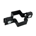 Tussenbeugel voor hekpanelen 40x60 mm zwart GPV-700-02 (1)