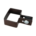 Eindklem voor hekpanelen 40x60 mm bruin GPV-700-15 (1)