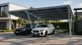 Carport Fotovoltaïsch VICA voor 3 voertuig Zonne-overkapping 2+1 modules GPV-105-09 (2)