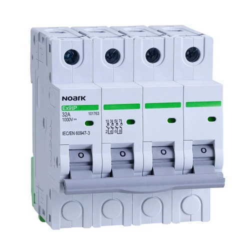 Scheidingsschakelaar, DC voor fotovoltaïsche toepassingen, 4-modules breed, 4-polig, 32A, 1000V DC PV-200-101763