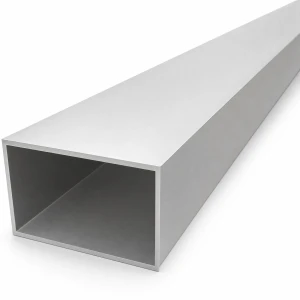 Rechthoekige aluminium buis 50×80×2 mm – gesloten profiel EN AW-6060, L=2000 mm