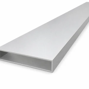 Rechthoekige aluminium buis 20×100×2 mm – gesloten profiel L=2000 mm EN AW-6060