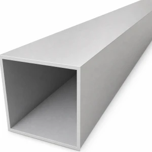 Aluminium vierkante buis 80×80×3 mm – gesloten profiel EN AW-6060, L=2000 mm