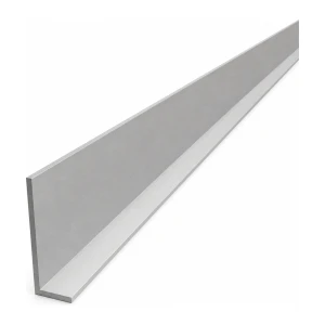 Aluminium ongelijkzijdige hoekprofiel 50×20×2 mm – L-profiel, lengte 2000 mm