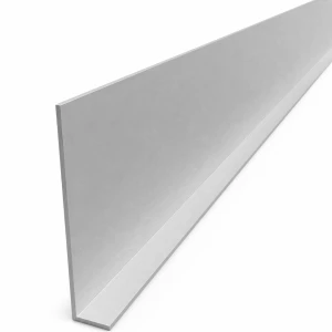 Aluminium ongelijkbenige hoekstrip 100×20×2 mm – L-profiel, lengte 2000 mm