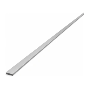 Aluminium platstaf EN AW-6060 T64 – 10×2 mm, lengte 2000 mm