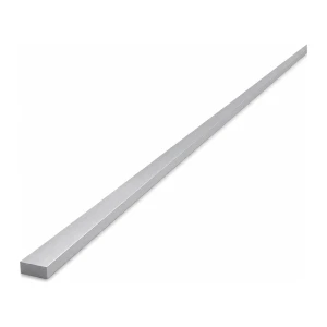Aluminium plat profiel EN AW-6060 T64 – 10×4 mm, lengte 2000 mm