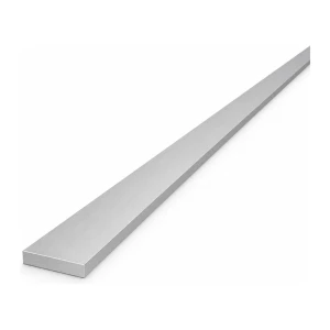 Aluminium platkader 25×5 mm EN AW-6060 T64, lengte 2000 mm
