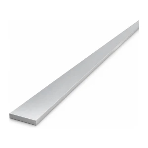 Aluminium platte staf EN AW-6060 25×4 mm, lengte 2000 mm