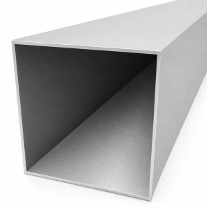 Aluminium vierkante buis 100×100×2 mm – gesloten profiel L=2000 mm