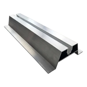 Aluminium trapeziumverbinder H40 L330 met EPDM-afdichting 2 mm voor PV-montage