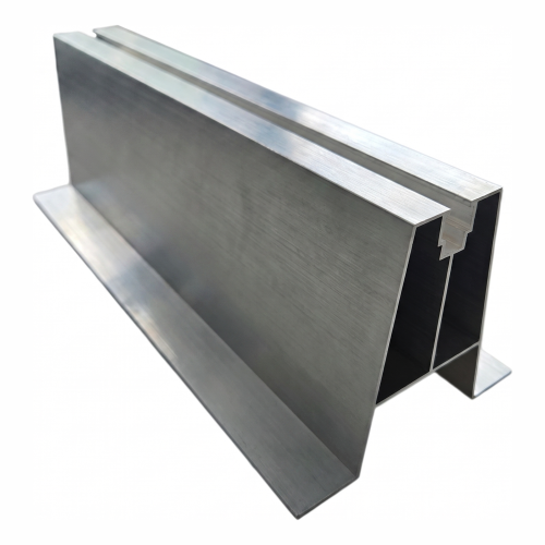 Aluminium trapeziumverbinder H100 L330 met EPDM-afdichting 2 mm voor PV-montage 001-778 (1)