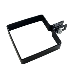 Eindklem voor hekkenpanelen 100x100 mm zwart
