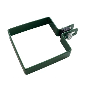 Eindbeugel voor panelhekwerk 100x100 mm groen