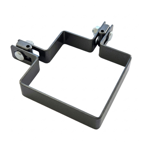 Hoekbeugel voor hekpanelen 100x100 mm grafiet 000-776 (1)