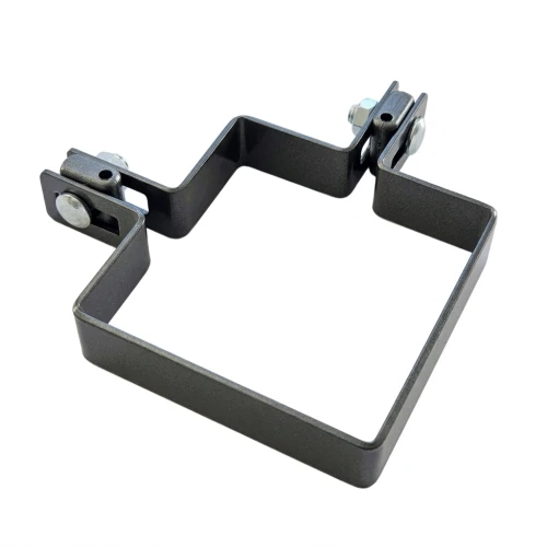 Hoekbeugel voor hekpanelen 100x100 mm grafiet 000-776 (1)