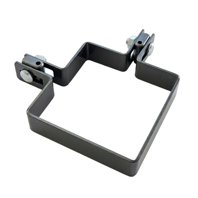 Hoekbeugel voor hekpanelen 100x100 mm grafiet 000-776 (1)