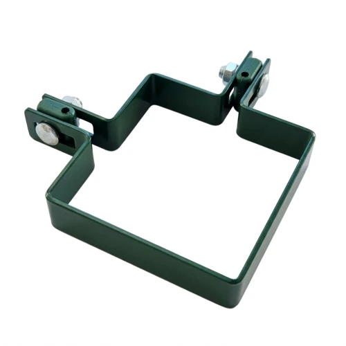 Hoekbeugel voor hekpanelen 100x100 mm groen 000-775 (1)