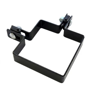 Hoekbeugel voor hekwerkpanelen 100x100 mm zwart