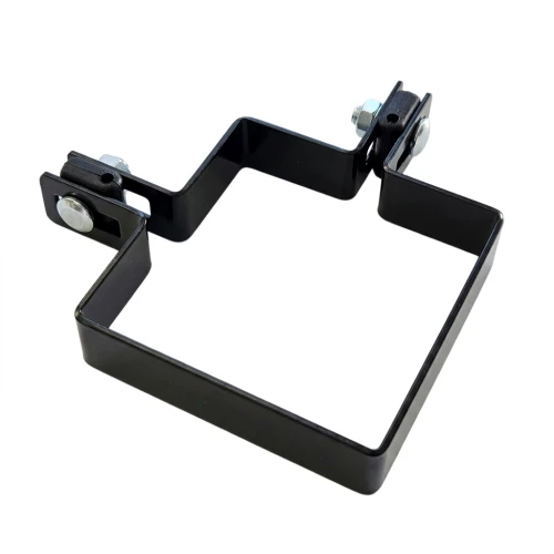 Hoekbeugel voor hekwerkpanelen 100x100 mm zwart 000-774 (1)