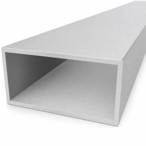 Rechthoekige aluminium buis 60×120×4 mm – gesloten profiel L=2000 mm