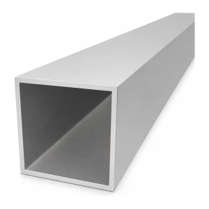 Aluminium vierkante buis 90×90×4 mm – gesloten profiel EN AW-6060, L=2000 mm