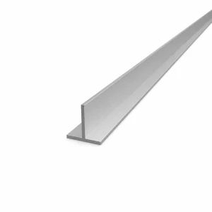 Aluminium T-profiel 25×25×2 mm – T-profiel EN AW-6060, L=2000 mm