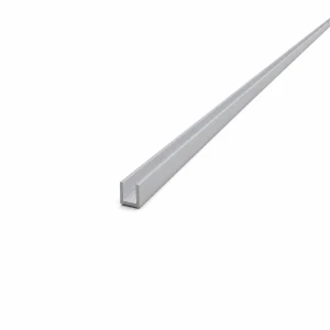 Aluminium U-profiel EN AW-6060 C/U profiel 8×8×1 mm, lengte 2000 mm